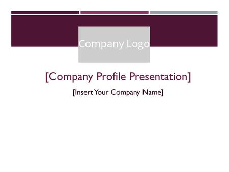 [Company Profile Presentation]