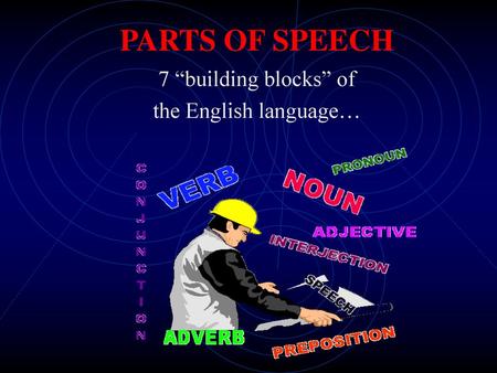 7 “building blocks” of the English language…