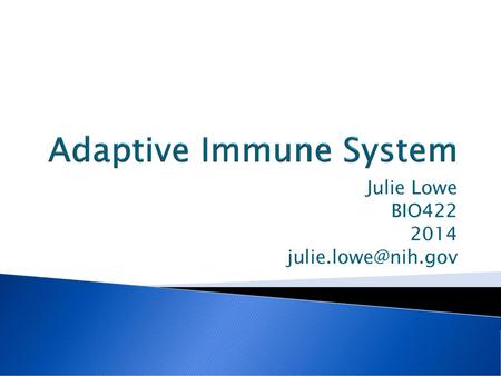 Adaptive Immune System