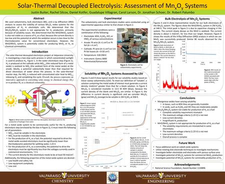 Solar-Thermal Decoupled Electrolysis: Assessment of MnxOy Systems