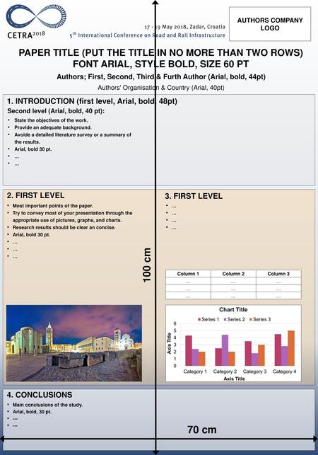 100 cm 70 cm PAPER TITLE (PUT THE TITLE IN NO MORE THAN TWO ROWS)