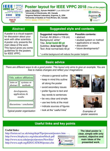 Poster layout for IEEE VPPC 2018 (Title of the paper)