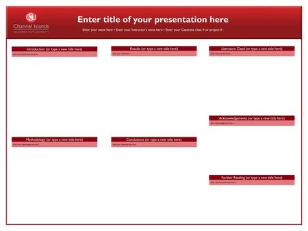 Enter title of your presentation here