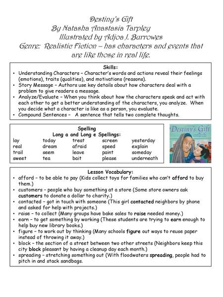 Long a and Long e Spellings: