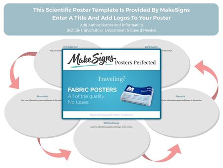 This Scientific Poster Template Is Provided By MakeSigns