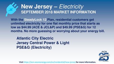 New Jersey – Electricity