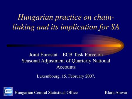 Hungarian practice on chain-linking and its implication for SA