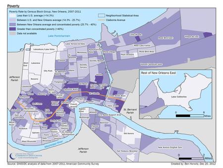 For more information, please see our methodology at: http://www.gnocdc.org/NeighborhoodData/Maps/index.html.