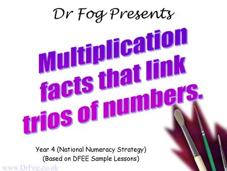 Year 4 (National Numeracy Strategy) (Based on DFEE Sample Lessons)