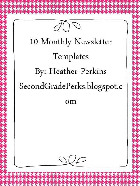 10 Monthly Newsletter Templates