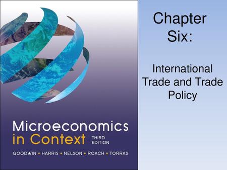 International Trade and Trade Policy