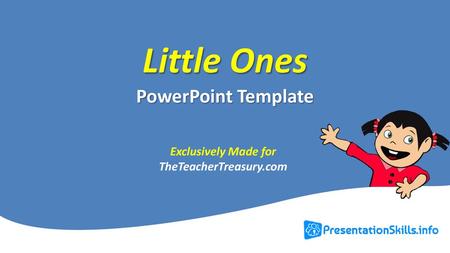 Little Ones PowerPoint Template Exclusively Made for