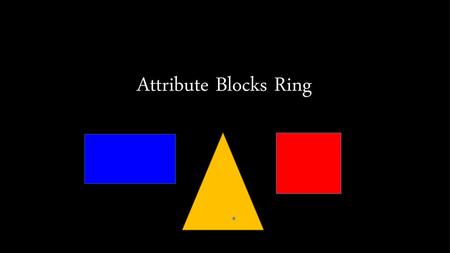 Attribute Blocks Ring.