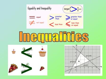 Inequalities.