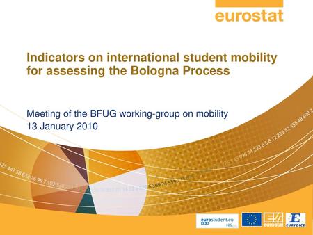 Meeting of the BFUG working-group on mobility 13 January 2010