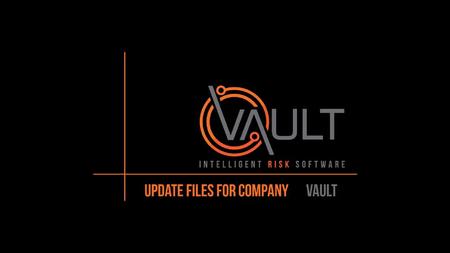 This presentation document has been prepared by Vault Intelligence Limited (“Vault) and is intended for off line demonstration, presentation and educational.