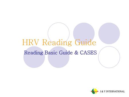 HRV Reading Guide Reading Basic Guide & CASES.