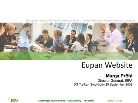 Eupan Website Marga Pröhl