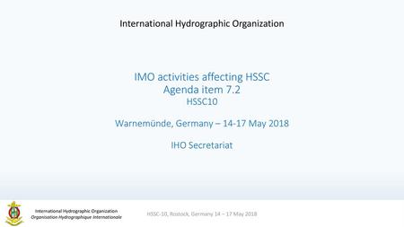 International Hydrographic Organization