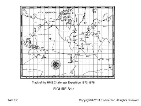 FIGURE S1.1 Track of the HMS Challenger Expedition