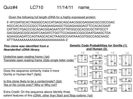 Quiz#4 LC710 11/14/11 name___________