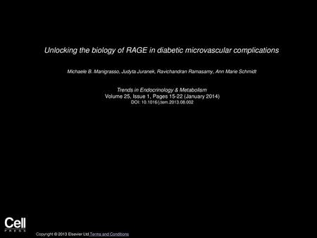 Unlocking the biology of RAGE in diabetic microvascular complications