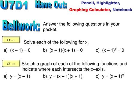 Graphing Calculator, Notebook