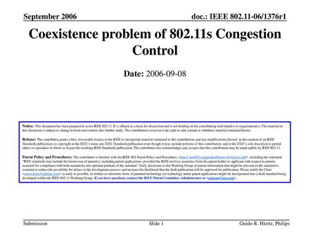 Coexistence problem of s Congestion Control