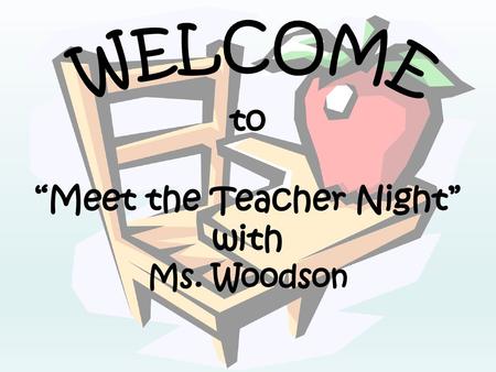 “Meet the Teacher Night”