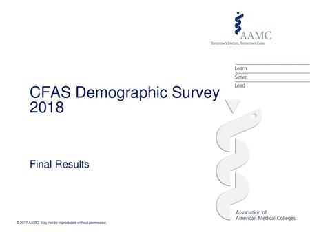 CFAS Demographic Survey 2018