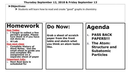 Homework Agenda Do Now: PASS BACK PAPERS!!!