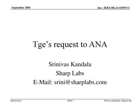 Srinivas Kandala Sharp Labs