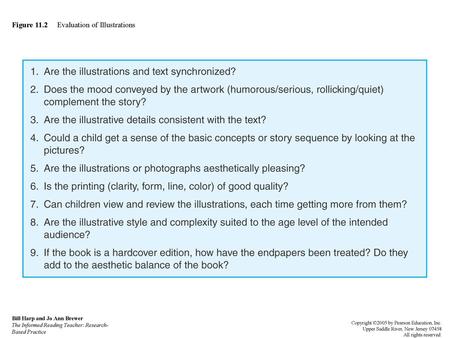 Figure 11.2 Evaluation of Illustrations