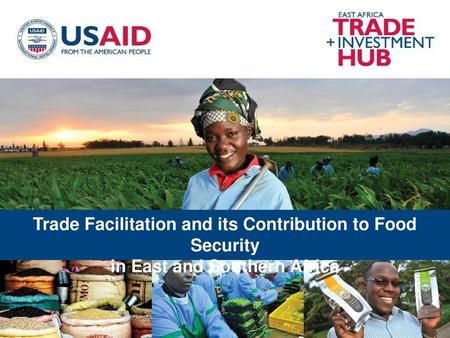 Trade Facilitation and its Contribution to Food Security