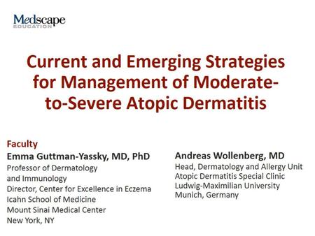 Current and Emerging Strategies for Management of Moderate-to-Severe Atopic Dermatitis.