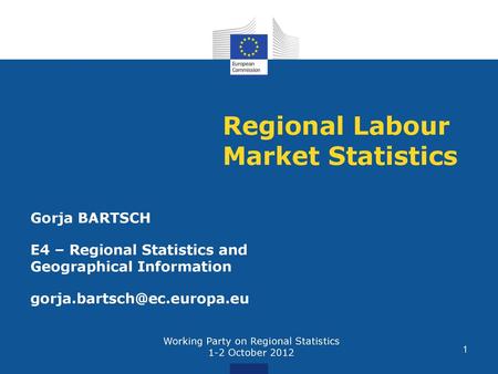 Regional Labour Market Statistics