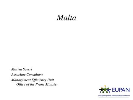 Malta Marisa Scerri Associate Consultant