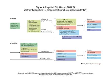 Figure 1 Simplified EULAR and GRAPPA