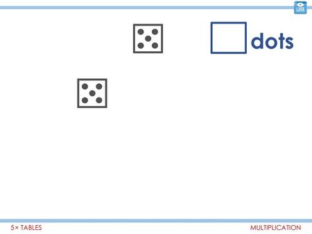 Dots 5 × TABLES MULTIPLICATION.