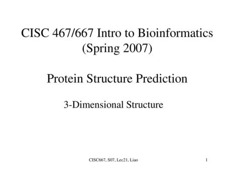 3-Dimensional Structure