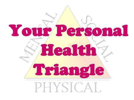 Your Personal Health Triangle