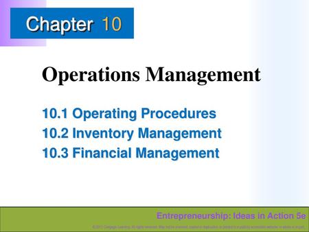 Operations Management