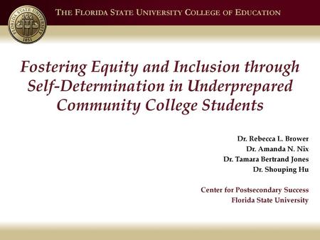 The Florida State University College of Education