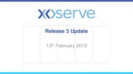 Release 3 Update 13th February 2019.