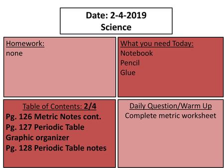 Date: Science Pg. 126 Metric Notes cont.