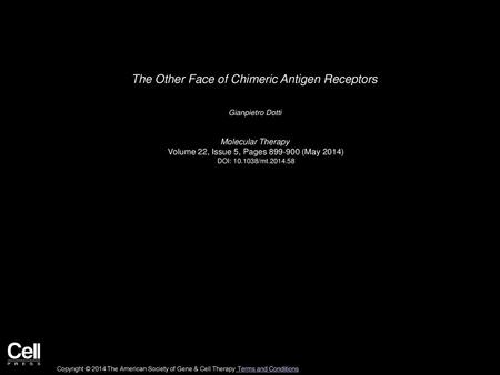 The Other Face of Chimeric Antigen Receptors