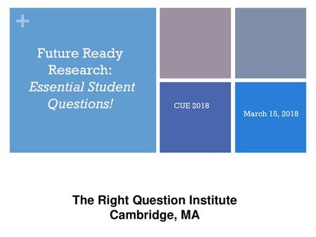 The Right Question Institute