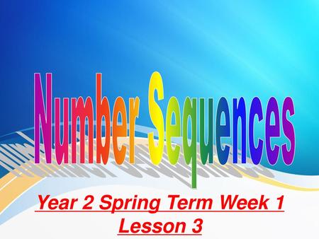 Year 2 Spring Term Week 1 Lesson 3