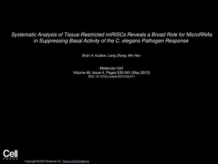 Systematic Analysis of Tissue-Restricted miRISCs Reveals a Broad Role for MicroRNAs in Suppressing Basal Activity of the C. elegans Pathogen Response 