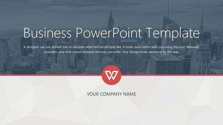 Business PowerPoint Template